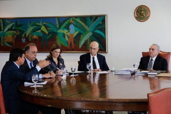 Wellington e governadores participam de encontro com Michel Temer