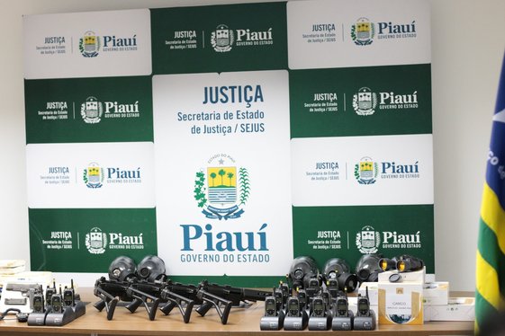 Armamento e equipamentos de segurança para o sistema penitenciário do Piauí
