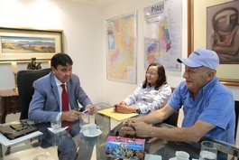 Audiência com a ex-prefeita de Nossa Senhora de Nazaré