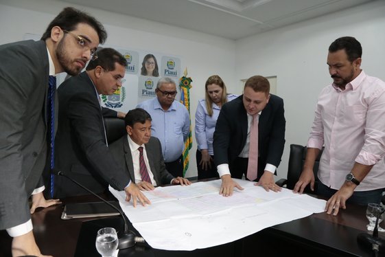 Audiência com o presidente da Apad, Luiz Gonzaga de Carvalho Junior