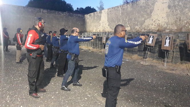 Agentes da Sejus participam de curso de armamento e tiro