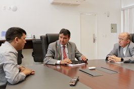 Audiência com o Deputado Federal, Júlio Cesar e o Prefeito de Cocal, Rubens Vieira