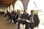 Encontro com presidente do Senado, Davi Alcolumbre; e presidente do STF, Dias Toffoli