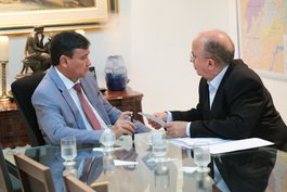 Reunião com o deputado Júlio César e o prefeito Veridiano, de Lagoa de São Francisco