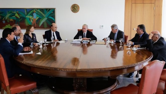 Wellington e governadores participam de encontro com Michel Temer
