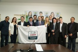 Audiência com presidente da Cisco do Brasil, Laércio Albuquerque, SPE Piauí Conectado e gestores
