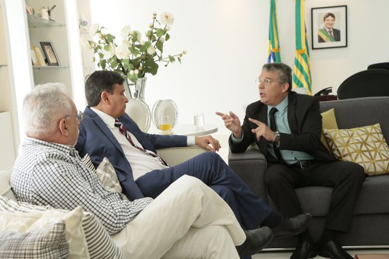 Audiência com o defensor público Nelson Nery e o professor Fonseca Neto