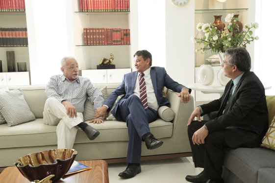 Audiência com o defensor público Nelson Nery e o professor Fonseca Neto