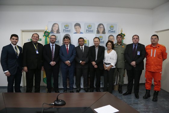 Audiência com superintendente do Banco do Brasil, Flavio Felipe Marcos Araújo e gestores