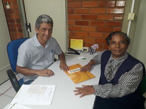 Diretor Durval Gomes e Irmã Jesuila