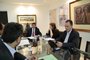 Audiência com o Secretario da SEAD, Secretário da SEGOV e Comandante dos Bombeiros.