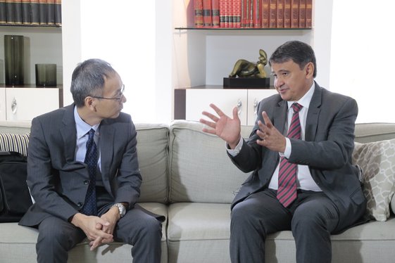 Visita de Cortesia do Consul Principal do Japão, Keiji Hamada