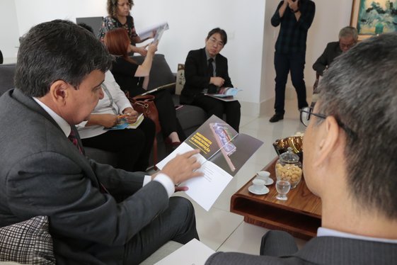 Visita de Cortesia do Consul Principal do Japão, Keiji Hamada