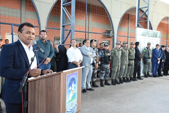 Entrega de viaturas na Polícia Militar do Piauí