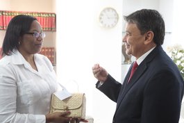 Visita oficial da Consul Geral de Cuba no Nordeste, Milena Caridad Zaldívar, os Gestores dos Órgãos: