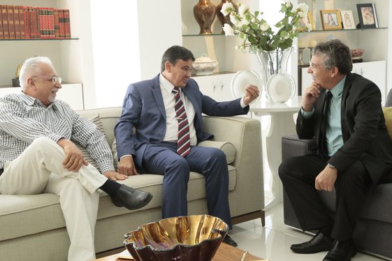 Audiência com o defensor público Nelson Nery e o professor Fonseca Neto