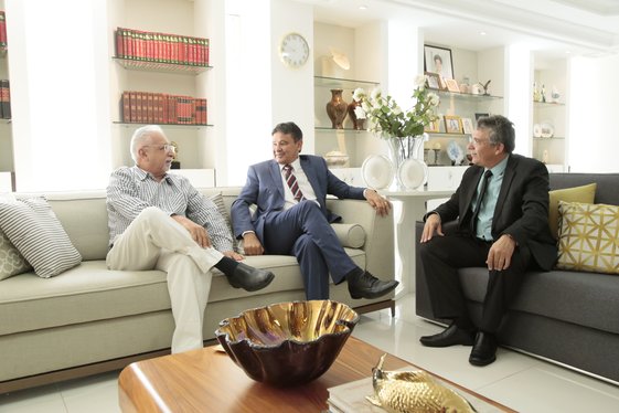 Audiência com o defensor público Nelson Nery e o professor Fonseca Neto