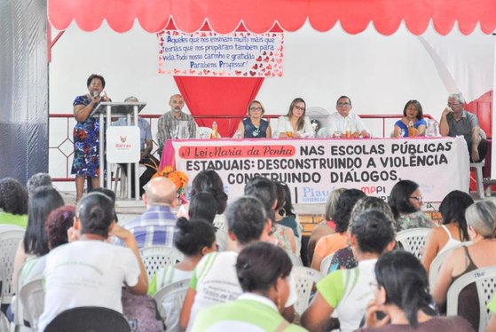 Lançamento do projeto Lei Maria da Penha nas Escolas em Barras