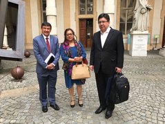 Governador Wellington Dias na Universidade de Turim