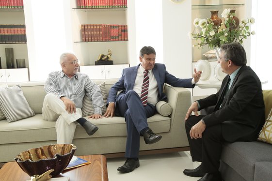 Audiência com o defensor público Nelson Nery e o professor Fonseca Neto