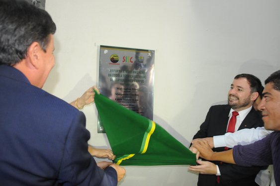 Entrega da reforma da  Escola de Teatro Gomes Campos