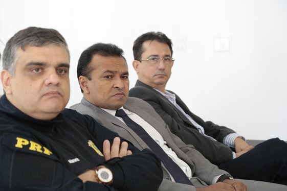 Audiência com o superintendente substituto da Policia Federal, Sérvio Túlio Borges e gestores