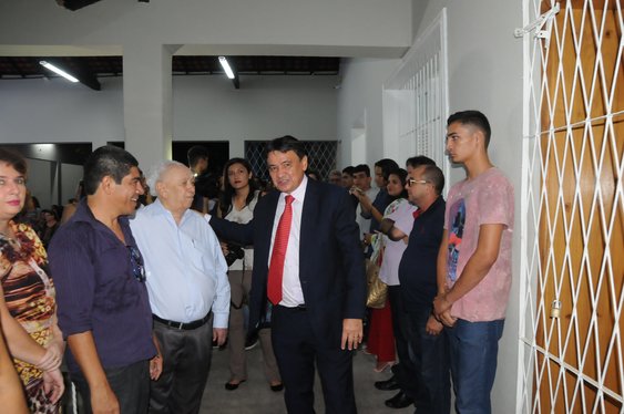 Entrega da reforma da  Escola de Teatro Gomes Campos