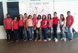 Escola mobiliza alunos com ações para o Outubro Rosa