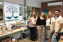 Sistema prisional recebe doação de livros do Projeto Baú de Ideias
