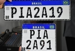 Placas padrão Mercosul garantirão segurança e eficiência na identificação de veículos no Piauí